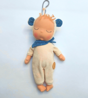 Organic small cuddle toy - white