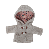 Coat of beige and pink