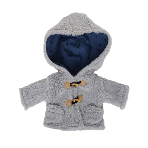 Coat of gray navy blue