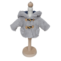 Coat of gray navy blue