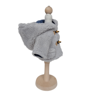 Coat of gray navy blue