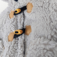 Coat of gray navy blue