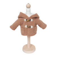 Brown and white coat