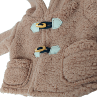 Brown and white coat