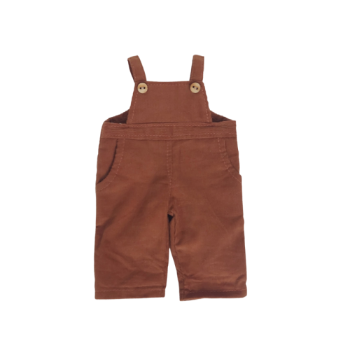 Walnut corduroy dungarees