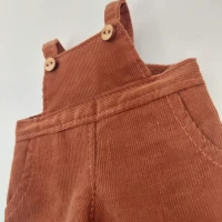 Walnut corduroy dungarees