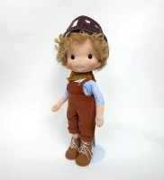 Walnut corduroy dungarees