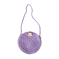 Purple handbag