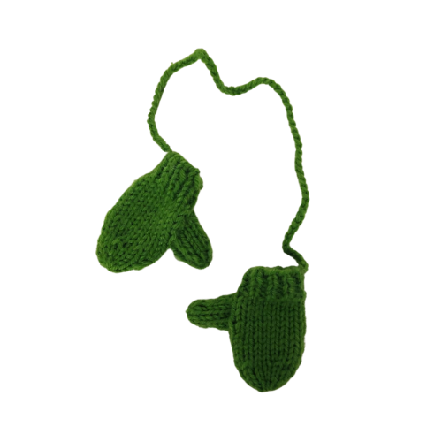   Green gloves