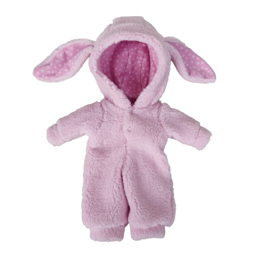 Bunny plush jumpsuit