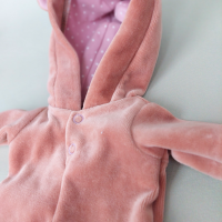 Rose tea bear jumpsuit