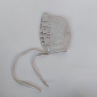 Linen bonnet beige