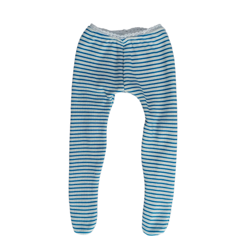 Blue striped tights 2