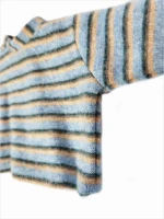 A multicoloured striped shirt