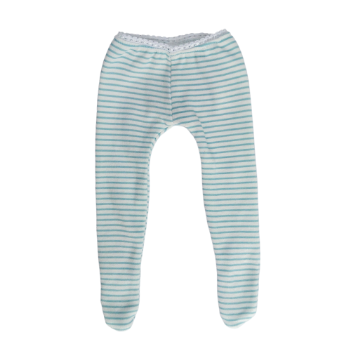 Baby blue striped tights