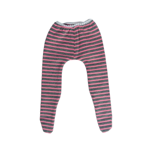 Pink and gray tights