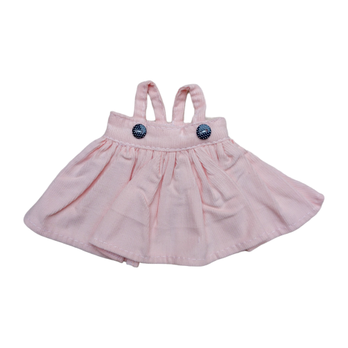 Corduroy skirt with buttons