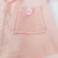 Corduroy coat pink