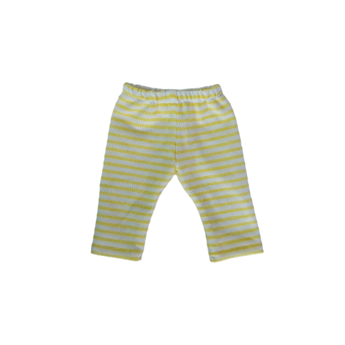 Yellow striped leggings