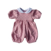 Pink polka dot jumpsuit