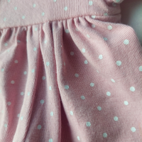 Pink polka dot jumpsuit