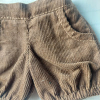 Brown corduroy shorts