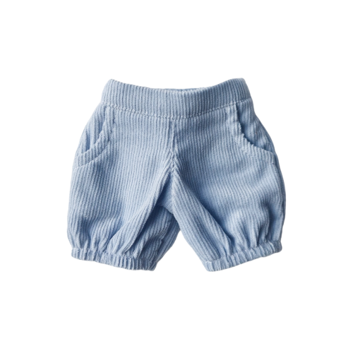 Blue corduroy shorts