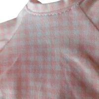 Checkered raglan T-shirt