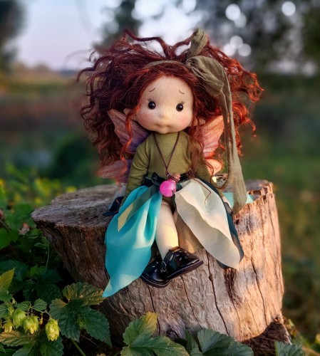 Forest Fairy - talisman doll