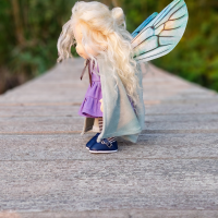 Amethyst Fairy - talisman doll