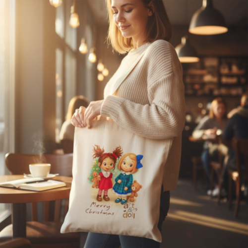 Christmas cotton bag Art&Doll Elfs