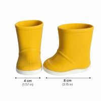 Yellow Rain Boots for 16″ Doll
