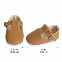 T-Bar Shoes for 8–10″ Dolls – Colour Options