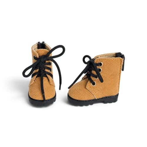 Camel Hiking Boots for 8–10″ Dolls