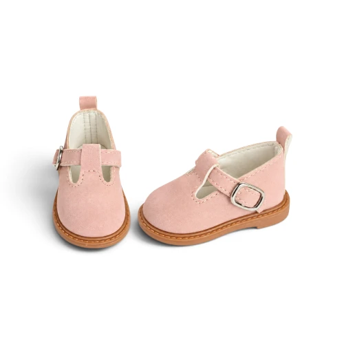 Pink T-Bar Shoes for 14″ Doll