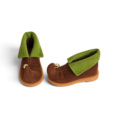 Brown Elf Shoes for a 36 cm Doll