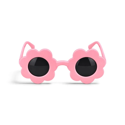 Flower-Shaped Sunglasses for Dolls pink