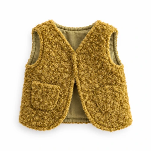Dotty Vest – Olive Green