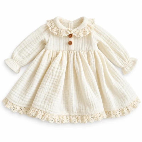 Dotty Muslin Dress