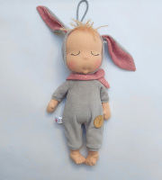 Organic small cuddle toy - grey