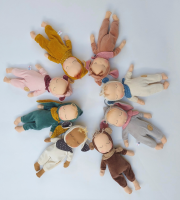 Organic small cuddle toy - grey