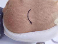 Organic small cuddle toy - brown