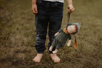 Organic small cuddle toy - brown