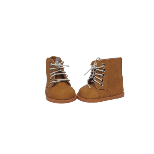 Camel suede hiking boots