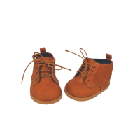 Red suede hiking boots 