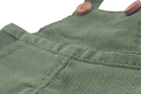Green corduroy dungarees 