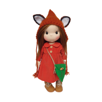 A corduroy collared dress