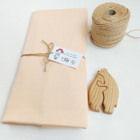 Cotton tricot for sewing of dolls