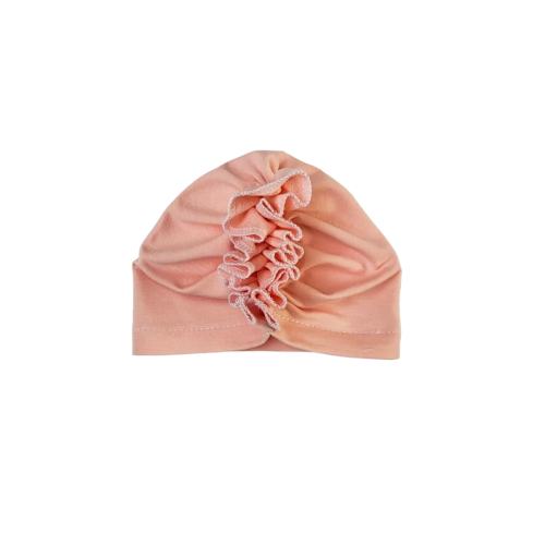 A pink turban 