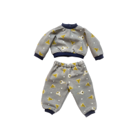 Glow in the dark pyjamas with rocket pattern 